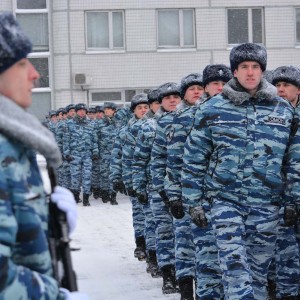 Вручение знамени Центра специального назначения